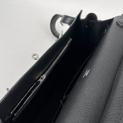 Hermes Jysiere Clemence Noir O Square Stamp 2011