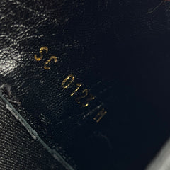 Louis Vuitton Leather Ankle Boots Black Size 39