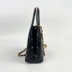 Chanel Mini Kelly Bag Black Calfskin GHW