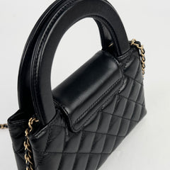 Chanel Mini Kelly Bag Black Calfskin GHW