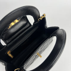 Chanel Mini Kelly Bag Black Calfskin GHW