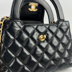 Chanel Mini Kelly Bag Black Calfskin GHW