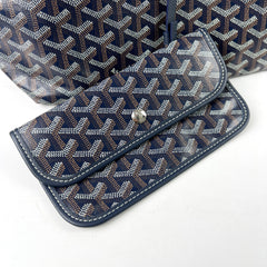 Goyard St Louis PM Tote Navy