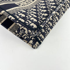 Dior Medium Book Tote Oblique Navy