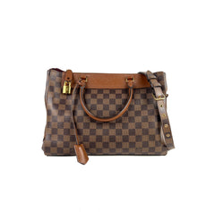 Louis Vuitton Greenwich Top Handle Shoulder Bag Damier Ebene