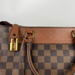 Louis Vuitton Greenwich Top Handle Shoulder Bag Damier Ebene