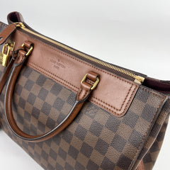 Louis Vuitton Greenwich Top Handle Shoulder Bag Damier Ebene