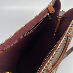 Louis Vuitton Greenwich Top Handle Shoulder Bag Damier Ebene