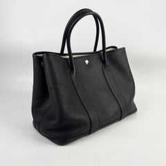 Hermes Garden Party 36 Black D Stamp (2019)