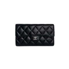 Chanel Long Black Caviar Wallet