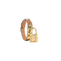 Hermes Kelly Gold Lock Watch