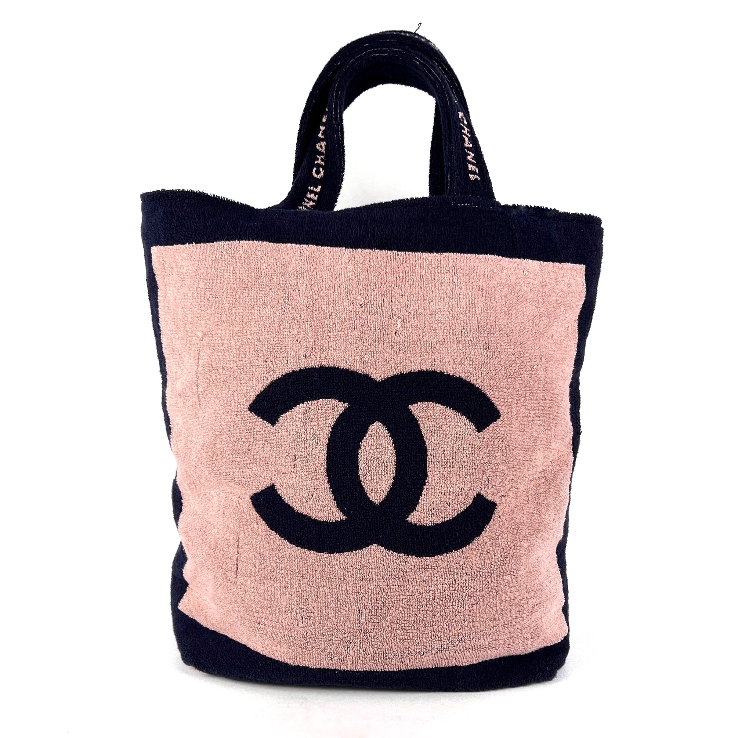 Chanel Logo Beach Bag Set with Towel and Pouch – THE PURSE AFFAIR