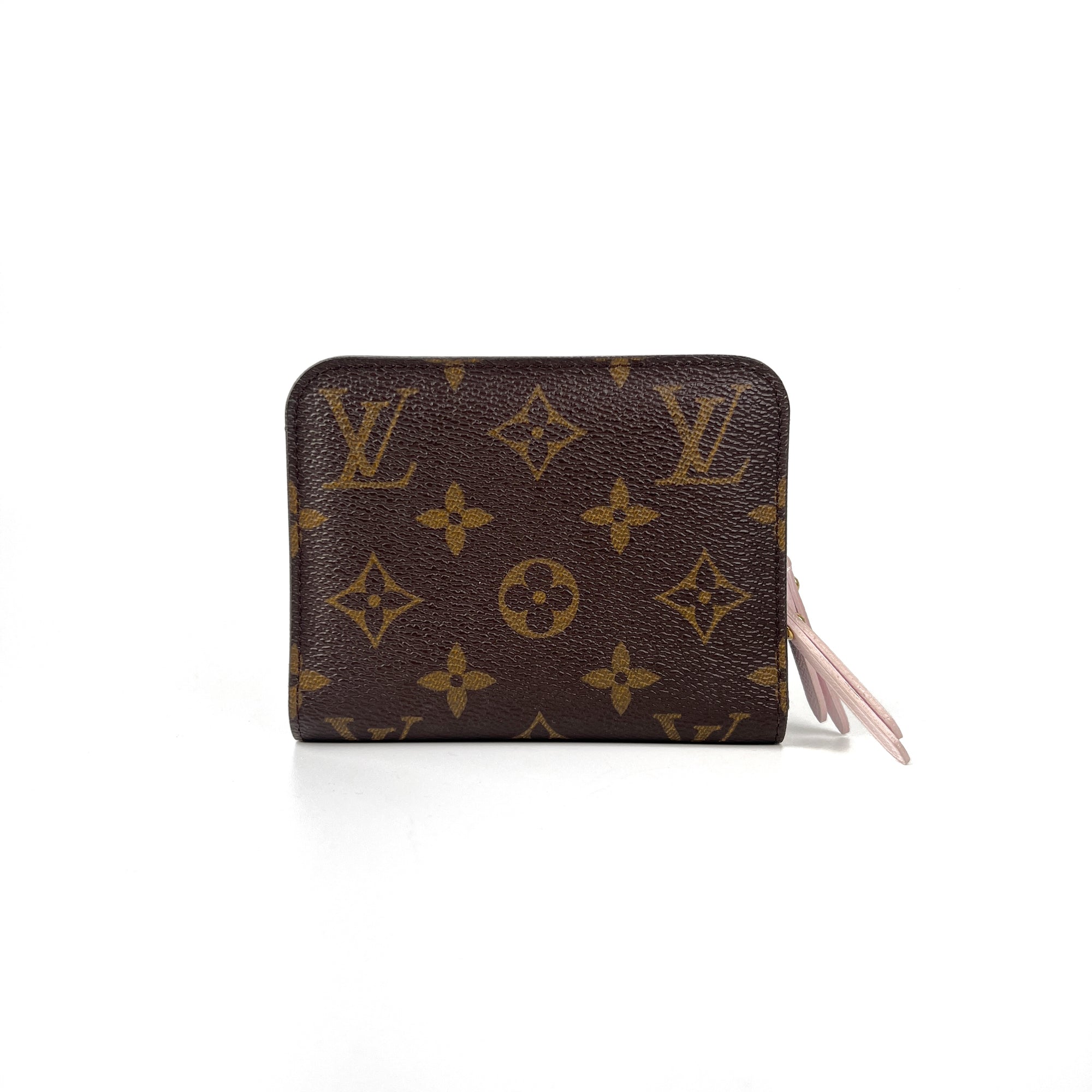 Shop Louis Vuitton Monogram Plain Leather Folding Wallet Small Wallet Logo  by Einkauf76