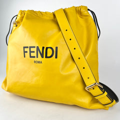 Fendi Yellow Lambskin Tote
