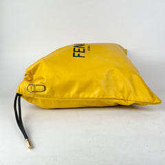Fendi Yellow Lambskin Tote
