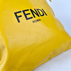 Fendi Yellow Lambskin Tote