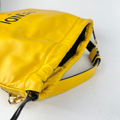 Fendi Yellow Lambskin Tote