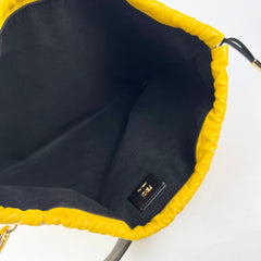 Fendi Yellow Lambskin Tote