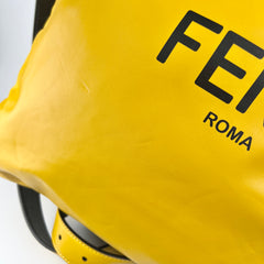 Fendi Yellow Lambskin Tote