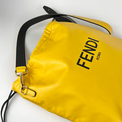 Fendi Yellow Lambskin Tote