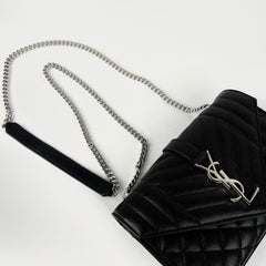 Saint Laurent Envelope Flap Small Black