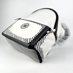 Fendi White Canvas/Leather Backpack