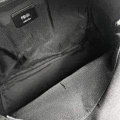 Fendi White Canvas/Leather Backpack