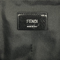 Fendi White Canvas/Leather Backpack