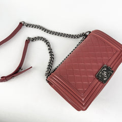 Chanel Old Medium Boy Pink