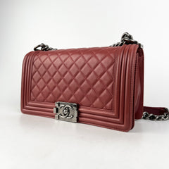 Chanel Old Medium Boy Pink