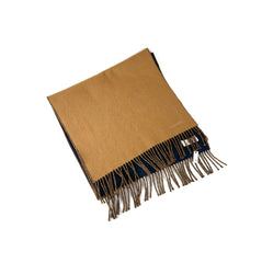 Hermes Reverse Cashmere Scarf Camel/Marine