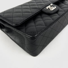 Chanel Classic Flap Medium/Large M/L Caviar Black - Series 11