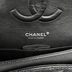 Chanel Classic Flap Medium/Large M/L Caviar Black - Series 11