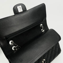 Chanel Classic Flap Medium/Large M/L Caviar Black - Series 11