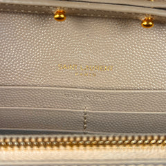 Saint Laurent Envelope Flap Small Beige