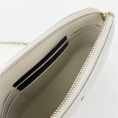 Chanel Caviar Mini Crossbody Grey 2024 (Microchip)