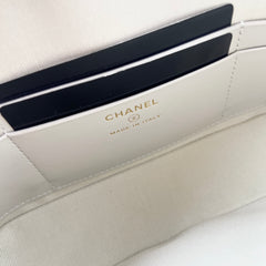 Chanel Caviar Mini Crossbody Grey 2024 (Microchip)