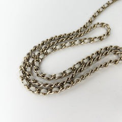 Chanel Caviar Mini Crossbody Grey 2024 (Microchip)