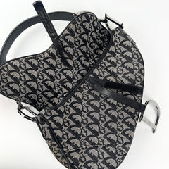 Christian Dior Vintage Saddle Oblique Bag