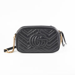 Gucci Marmont Small Camera Black Crossbody