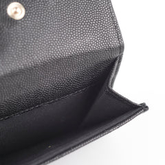 Chanel Caviar Black Flap Wallet