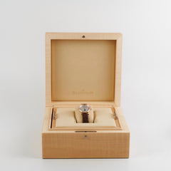 Blancpain Villeret 29mm Rose Gold Moonphase Diamond Watch