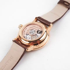 Blancpain Villeret 29mm Rose Gold Moonphase Diamond Watch