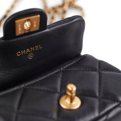 Chanel Micro CrossbodBag Black