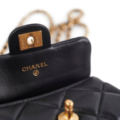 Chanel Micro CrossbodBag Black