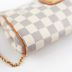 Louis Vuitton Eva Clutch Damier Azur