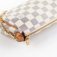 Louis Vuitton Eva Clutch Damier Azur