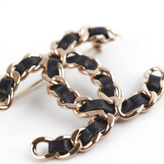 Chanel CC Logo Brooch