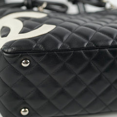 Chanel Cambon Bowler Bag Lambskin Black