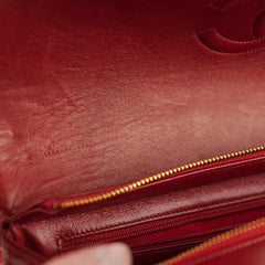 Chanel Vintage Lambskin Backpack Red